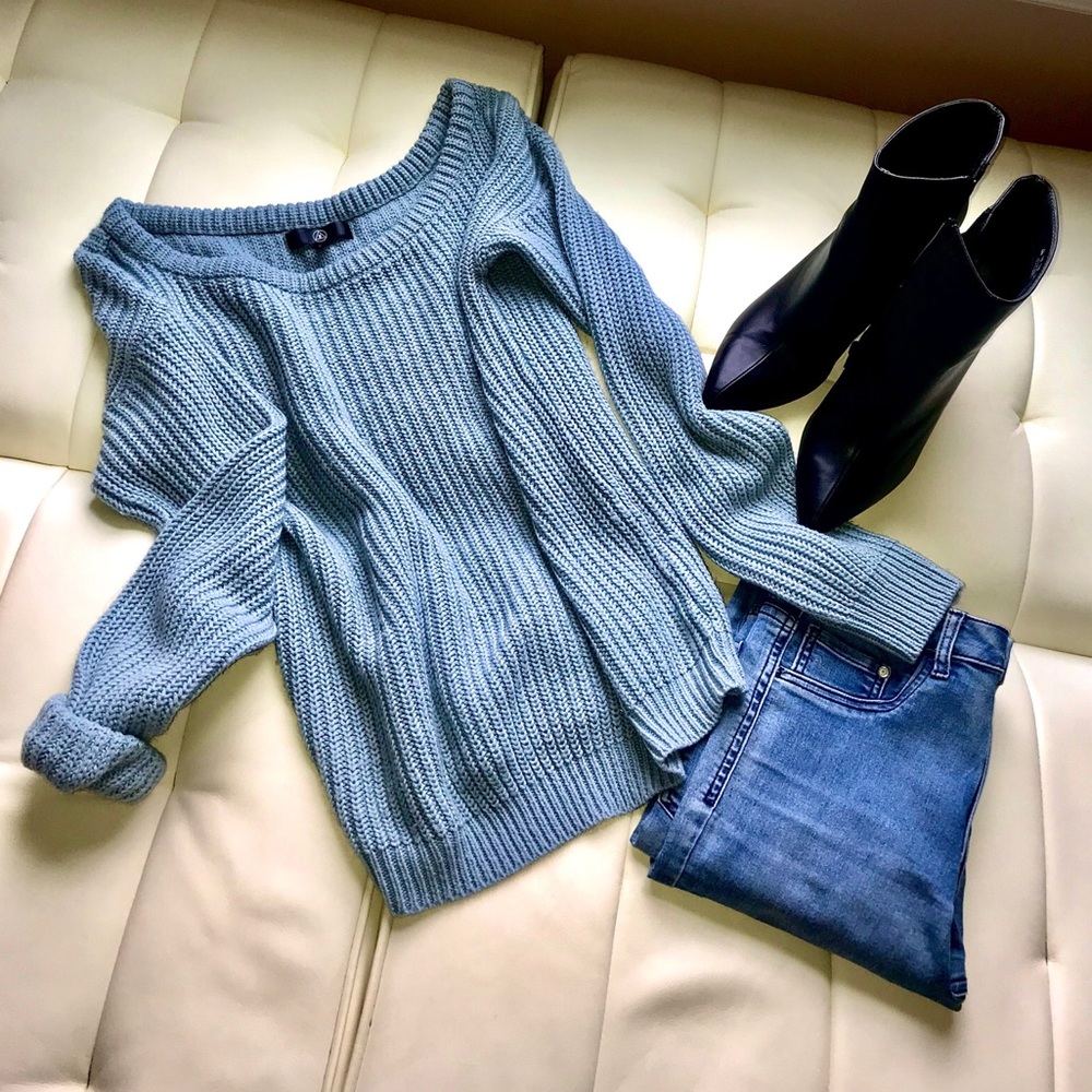 Blue sweater